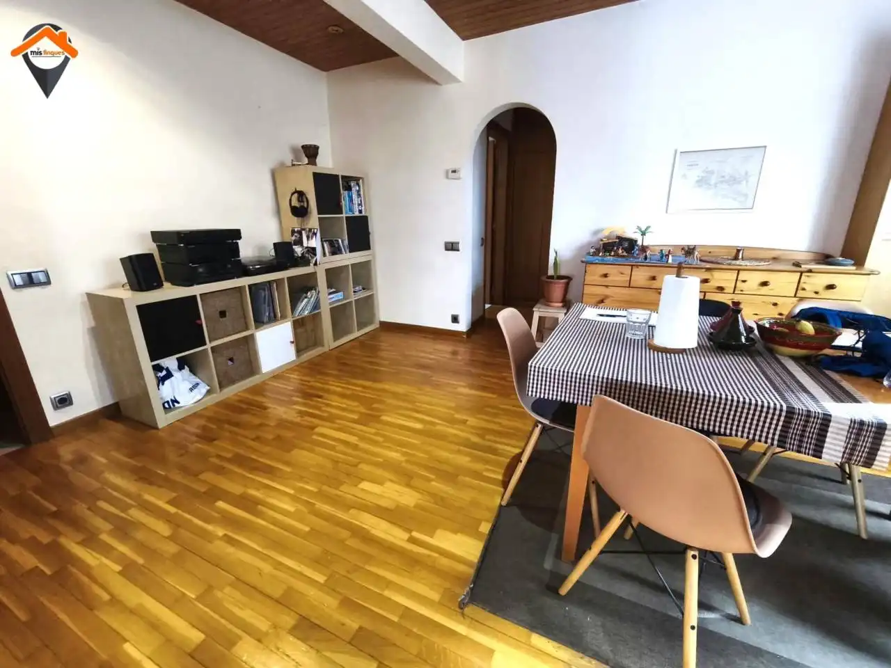 Wohnzimmer von Wohnung zum Verkauf in Sabadell mit Klimaanlage, Heizung und Parkett