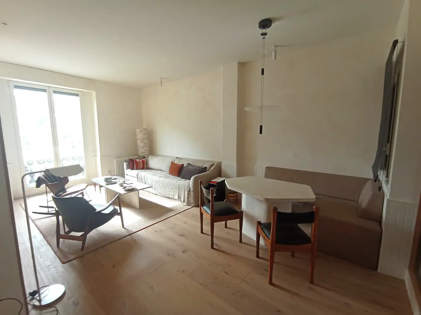 Sala de estar de Piso en venta en Barcelona con Aire acondicionado, Calefacción y Parquet