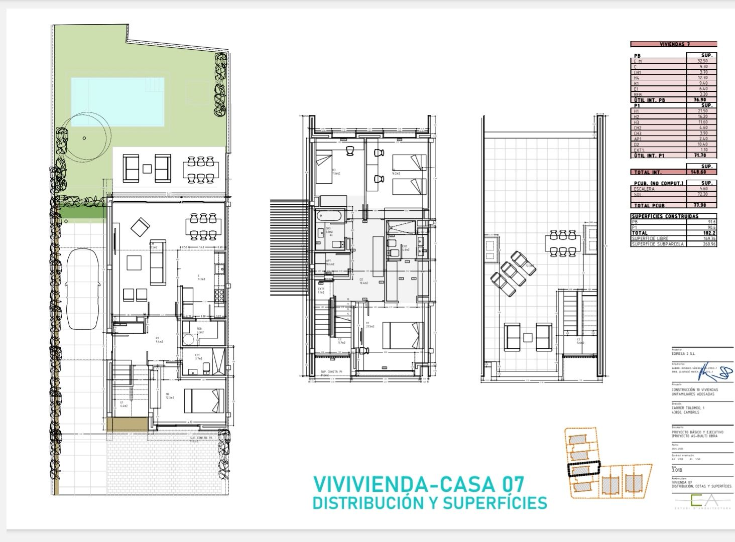 Single-family semi-detached for sale in Cambrils  with Air Conditioner and Heating
