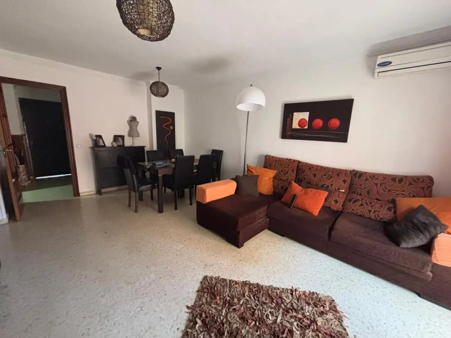 Sala de estar de Piso en venta en Alcalá de Guadaira con Aire acondicionado y Trastero