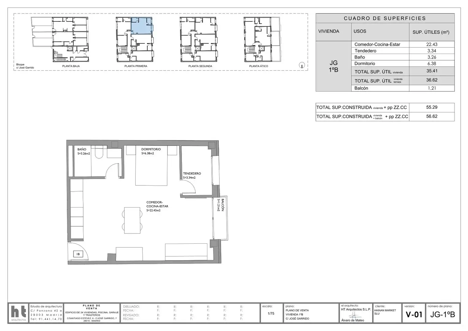 Studio neuf avec ascenseur à vendre à Calle José Garrido 7, imagen 9