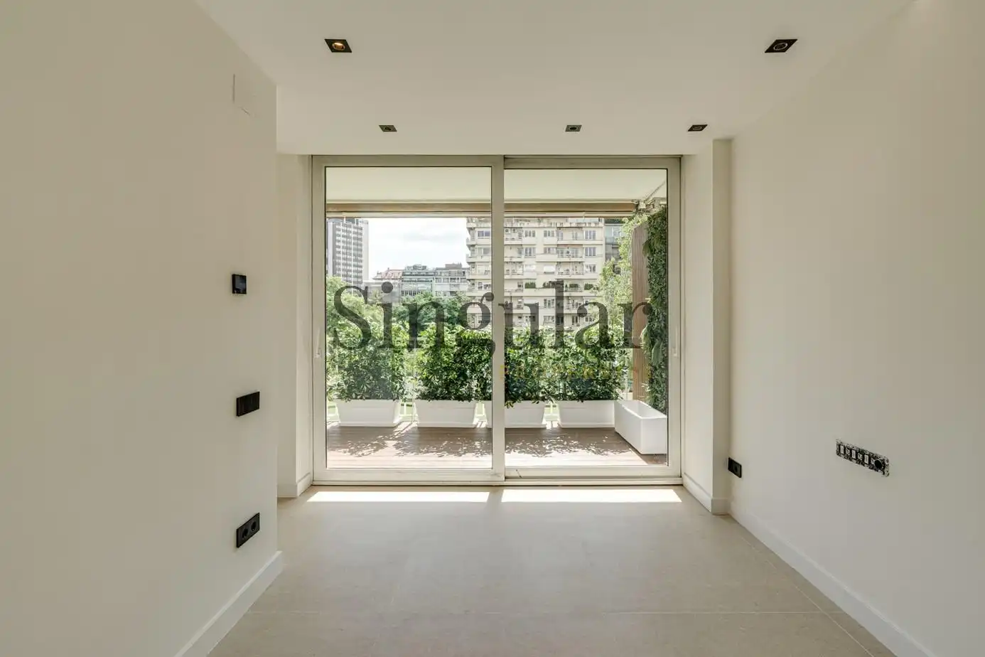 Sala de estar de Piso en venta en Barcelona con Aire acondicionado, Calefacción y Terraza