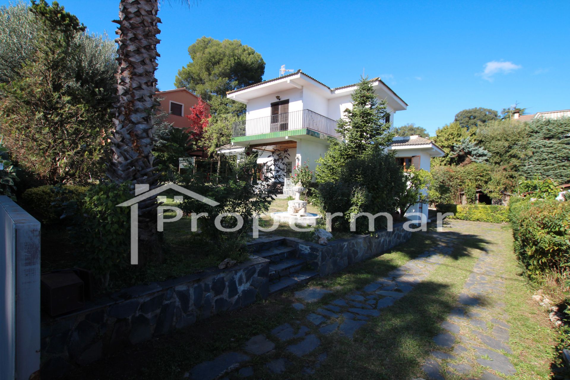 Vista exterior de Casa o xalet en venda en Sant Antoni de Vilamajor amb Calefacció, Jardí privat i Piscina
