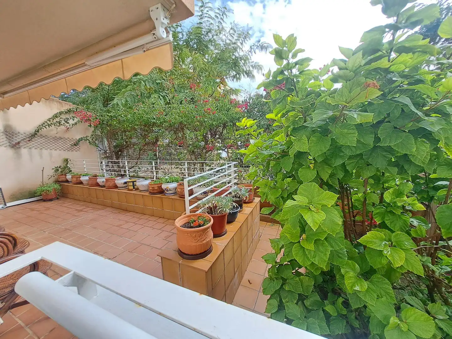Terrasse von Erdgeschoss zum Verkauf in Calvià mit Privatgarten, Parkett und Terrasse