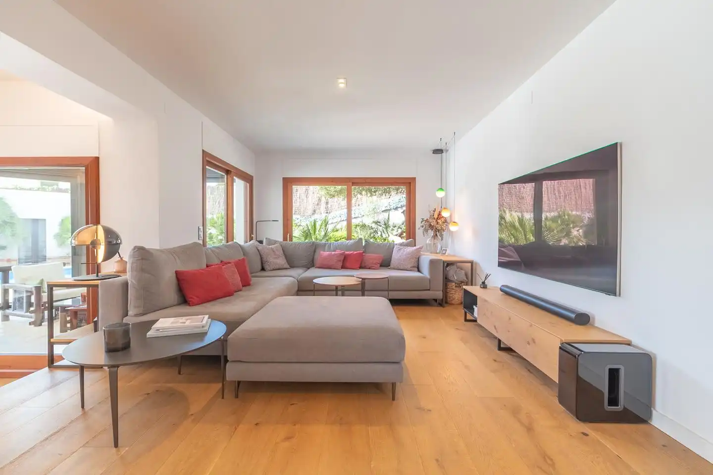 Sala de estar de Casa o chalet en venta en Sitges con Aire acondicionado, Calefacción y Terraza