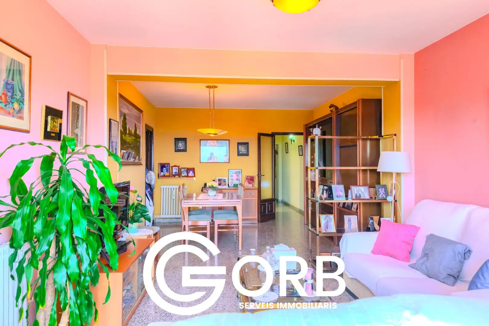 Sala de estar de Piso en venta en Mataró con Calefacción, Terraza y Balcón