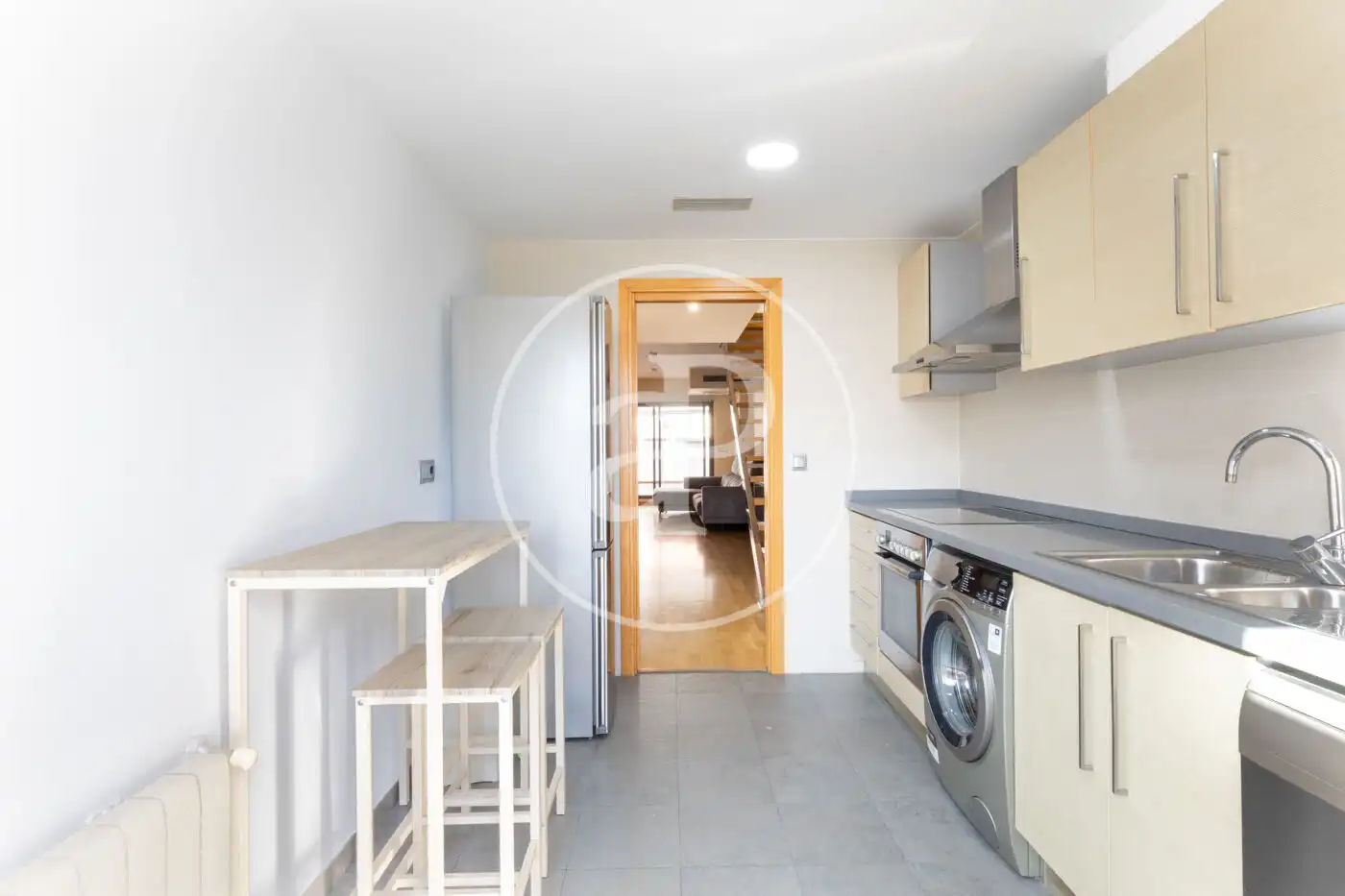 Küche von Maisonette zum Verkauf in Valencia mit Klimaanlage, Heizung und Terrasse