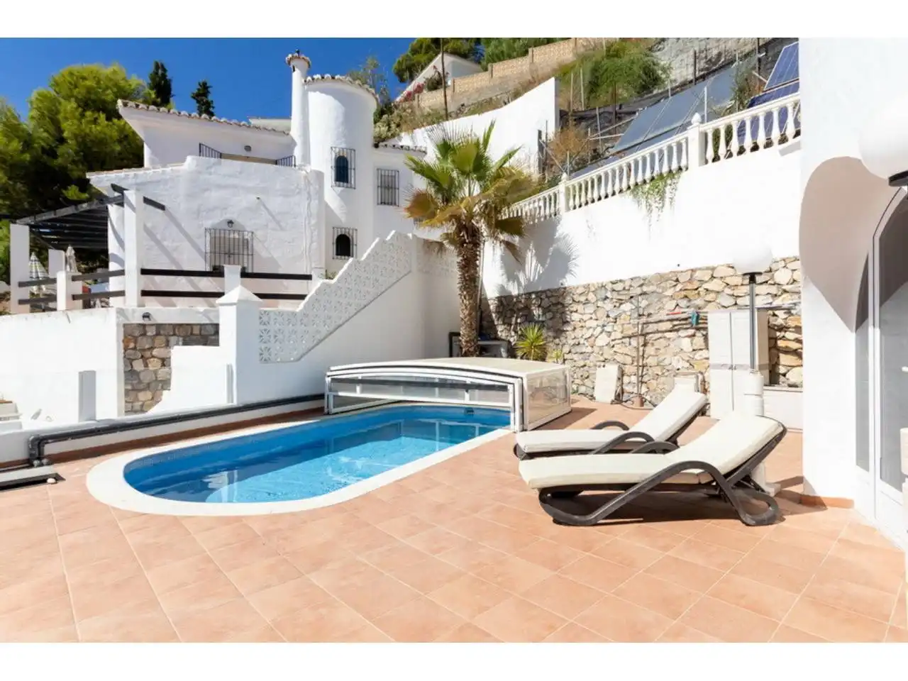 Swimming pool of Houses for sale in Almuñécar  with Air Conditioner, Private garden and Terrace