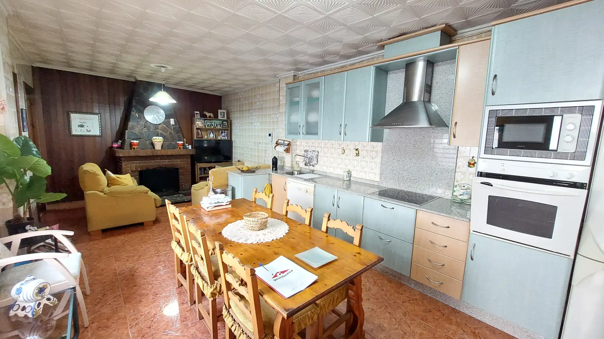 Cocina de Casa adosada en venta en Murcia con Terraza, Amueblado y Alarma