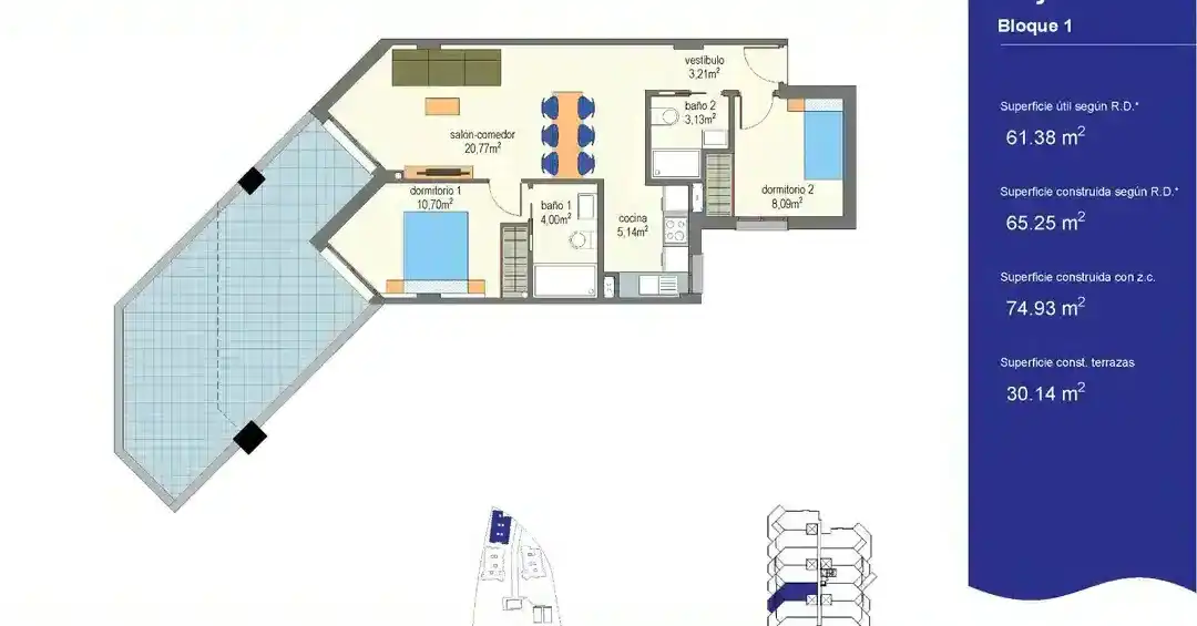 Piso con piscina en venta en Avenida Amatista 4A