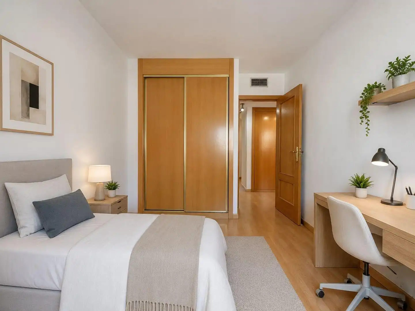 Dormitori de Pis en venda en Madrid amb Aire condicionat, Calefacció i Jardí privat