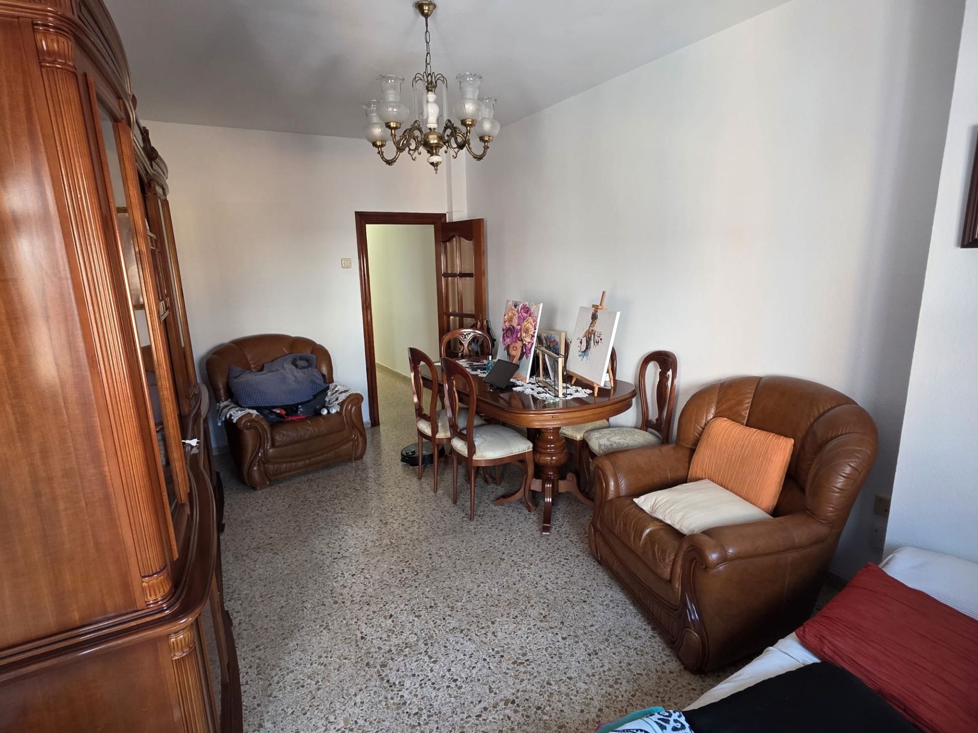 Sala d'estar de Pis en venda en  Almería Capital amb Aire condicionat i Balcó