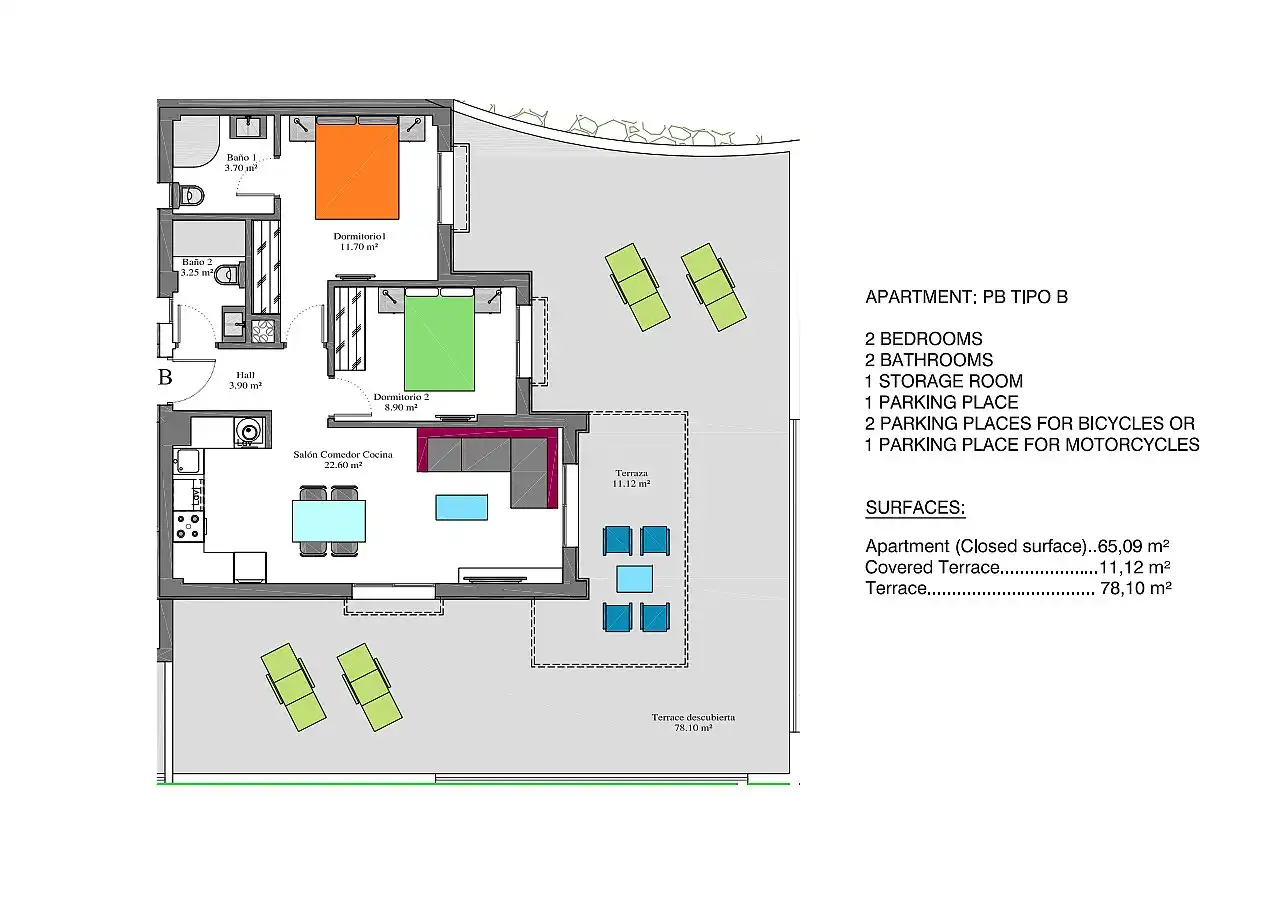 Mini appartamento con terrazza in vendita a Orihuela Costa, imagen 37