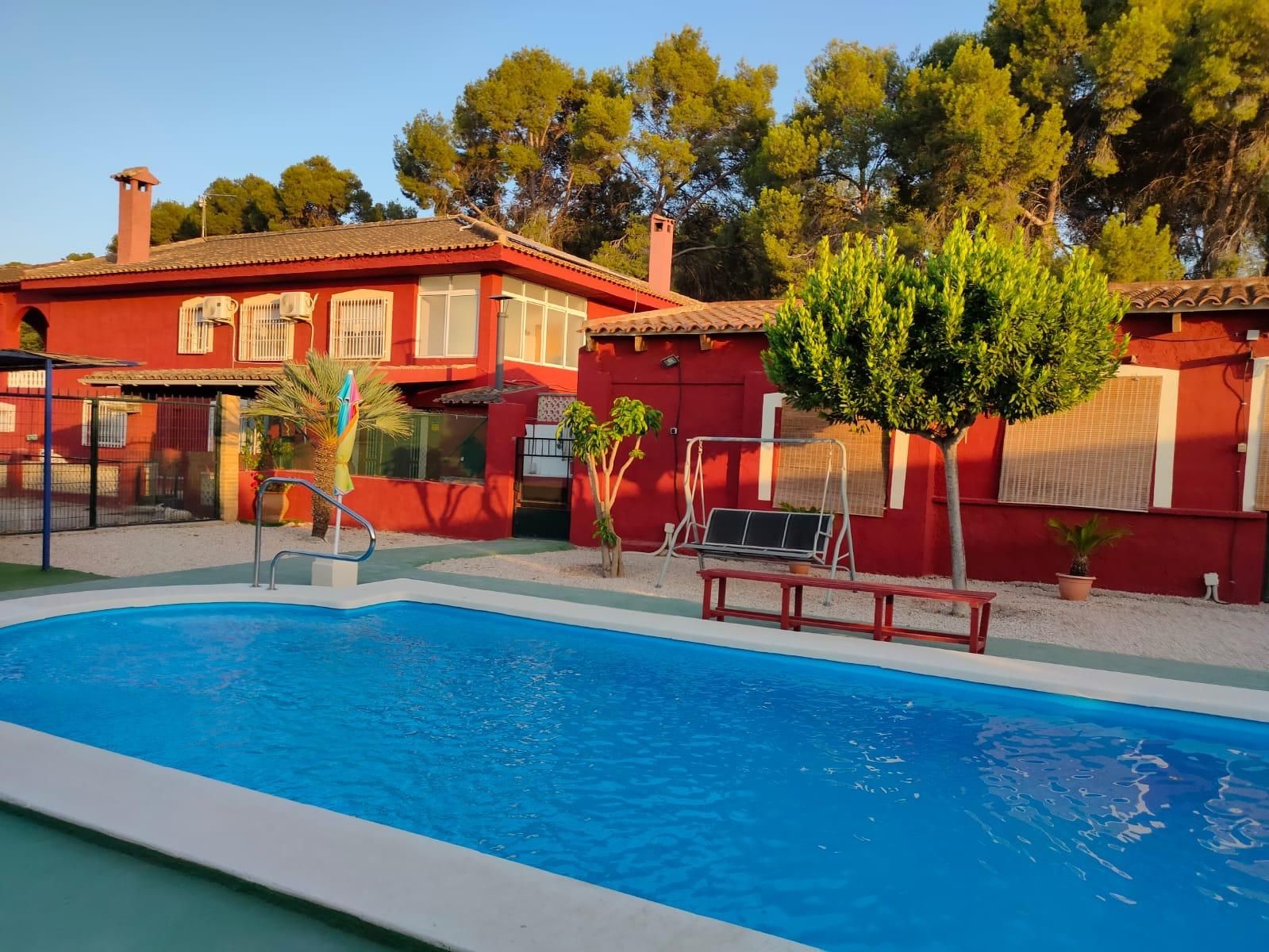 Piscina de Casa o xalet en venda en  Murcia Capital amb Aire condicionat, Jardí privat i Terrassa