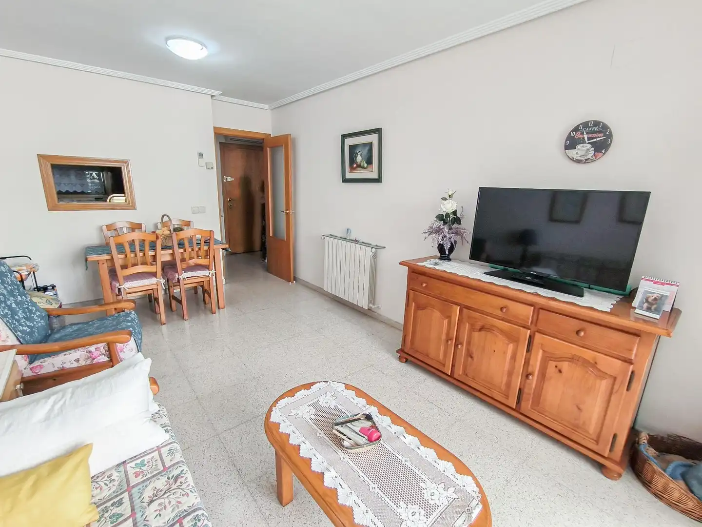 Sala d'estar de Apartament en venda en Benidorm amb Calefacció, Moblat i Piscina comunitària