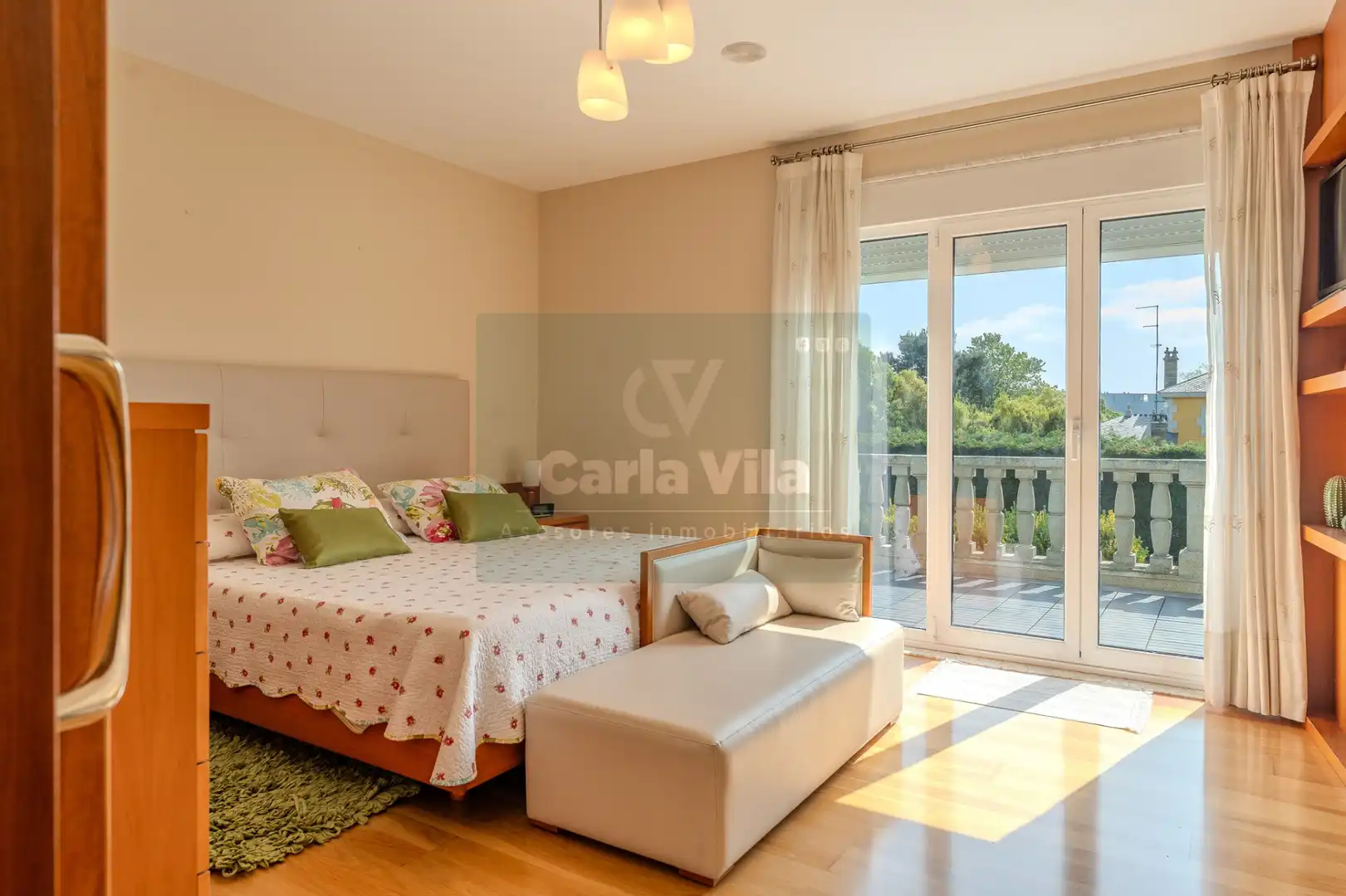 Bedroom of Houses for sale in Outeiro de Rei  with Heating, Private garden and Parquet flooring