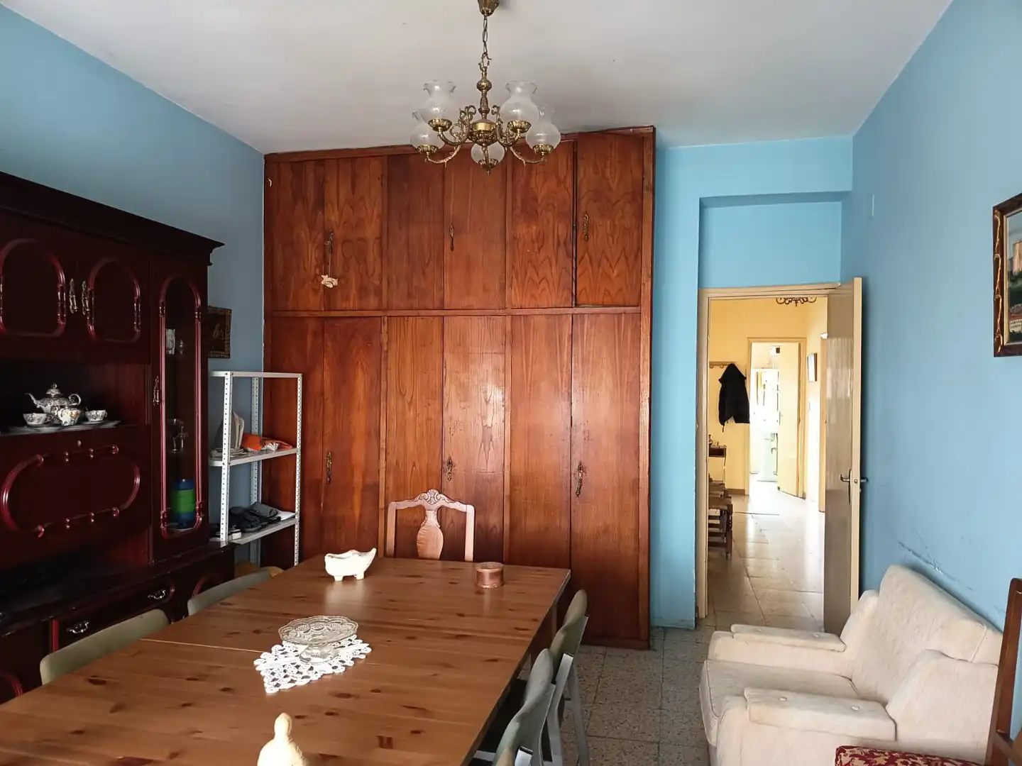 Dining room of Flat for sale in Monforte de Lemos  with Heating, Parquet flooring and Terrace