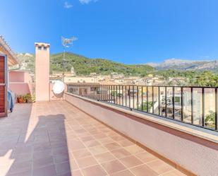 Exterior view of Single-family semi-detached for sale in Mancor de la Vall  with Terrace and Swimming Pool