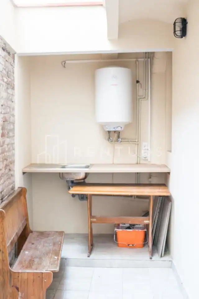 Cocina de Dúplex de alquiler en Barcelona con Aire acondicionado, Terraza y Amueblado