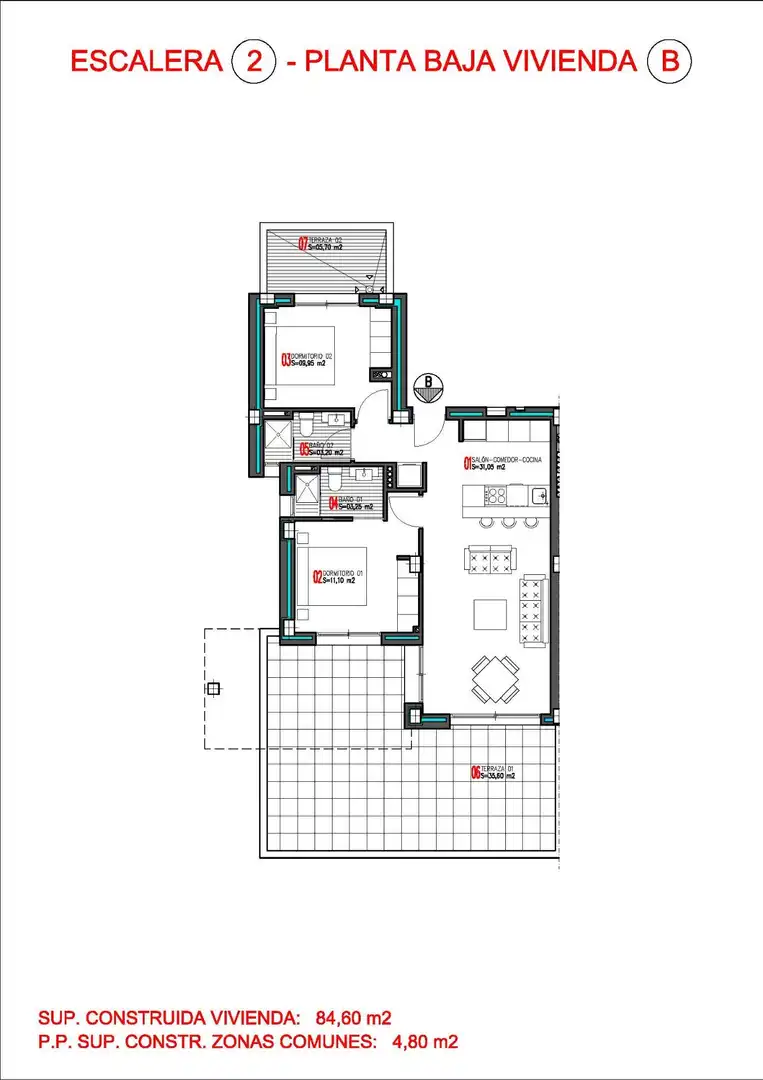 Planta baja en venta en Aguas Nuevas