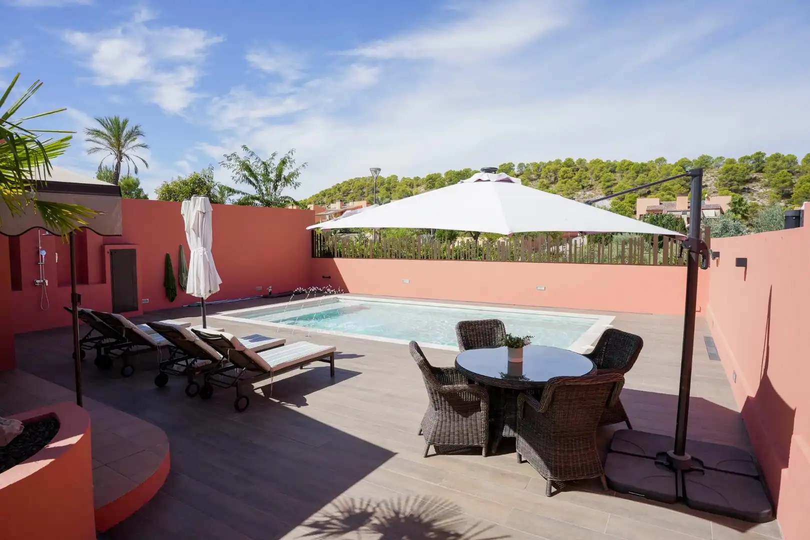 Terrace of Detached homes for sale in Caravaca de la Cruz