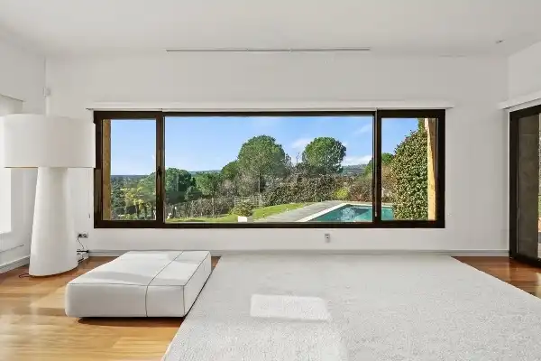 Sala de estar de Casa o chalet de alquiler en Las Rozas de Madrid con Aire acondicionado, Calefacción y Jardín privado