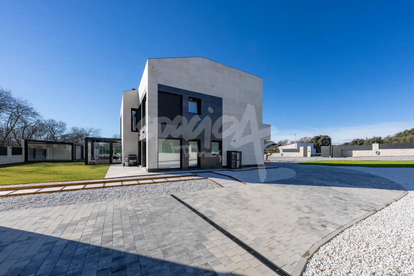 Vista exterior de Casa o xalet en venda en Colmenarejo amb Calefacció, Jardí privat i Terrassa