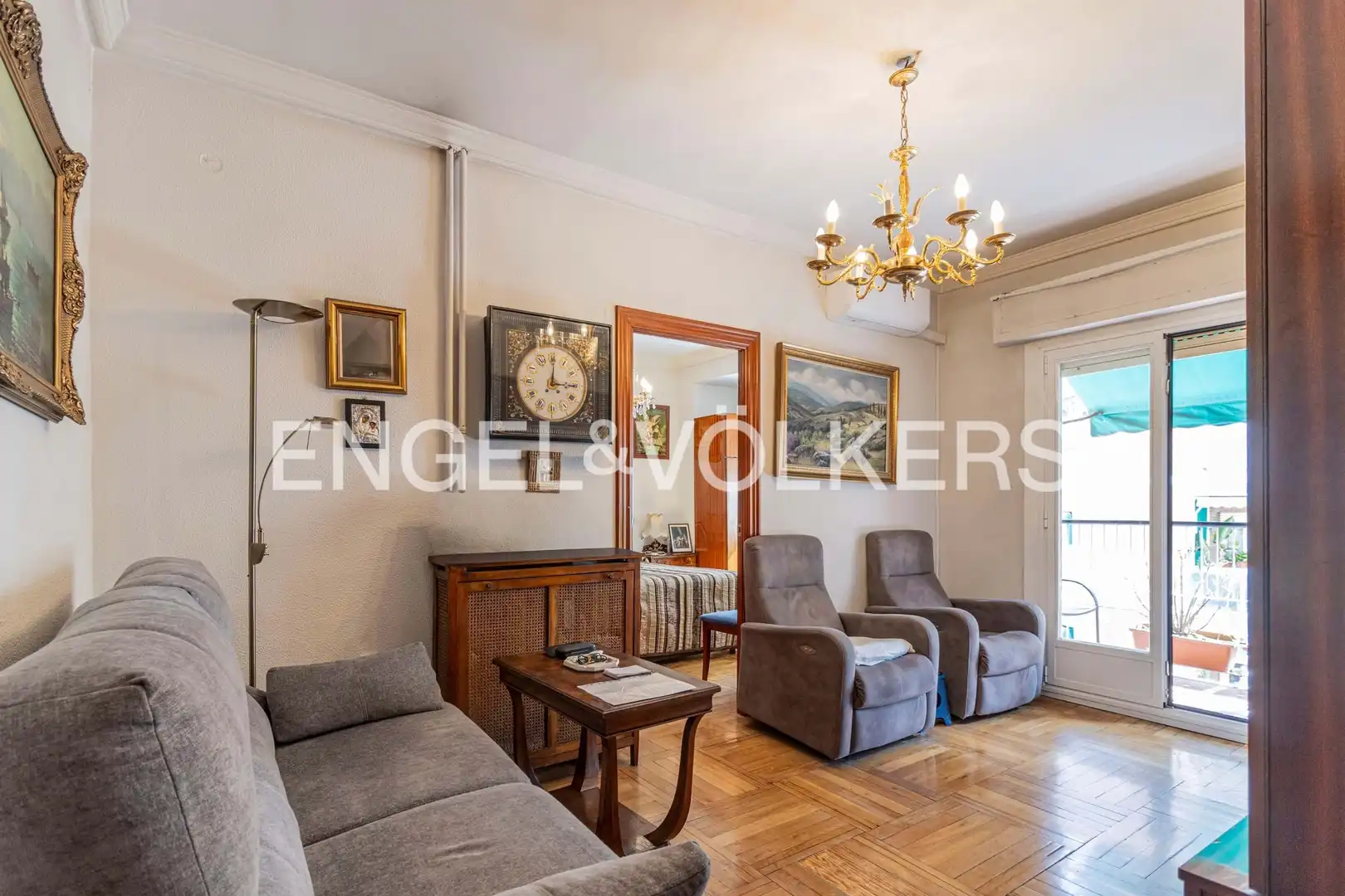 Sala de estar de Piso en venta en Madrid con Aire acondicionado y Calefacción