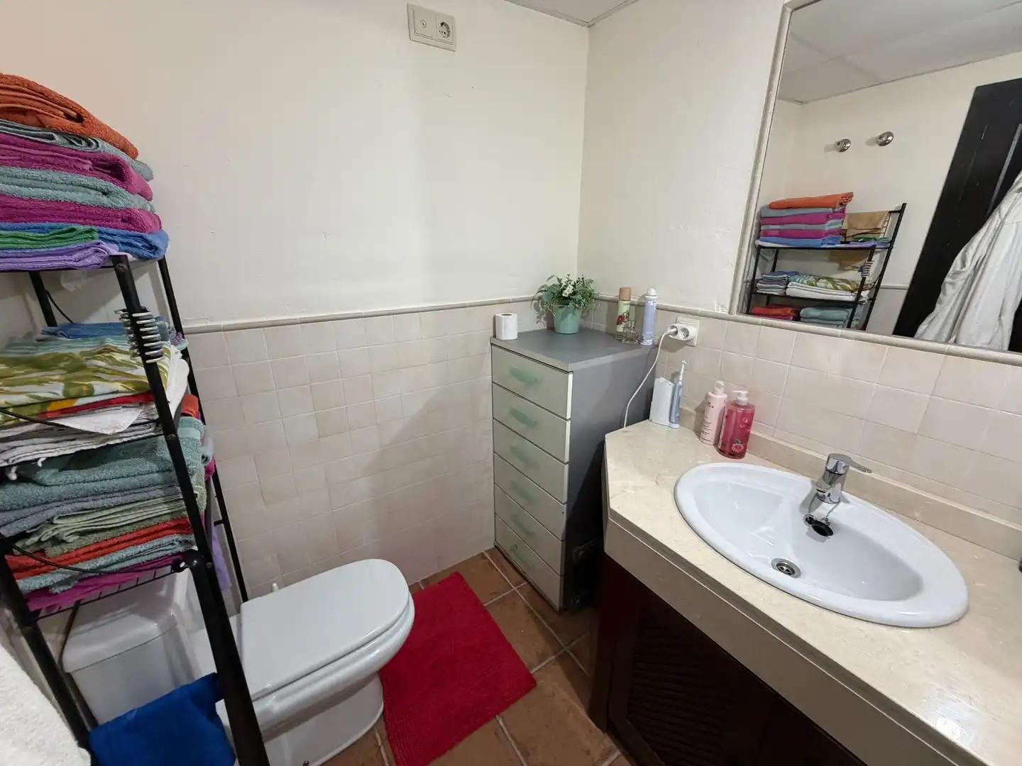 Baño de Casa o chalet en venta en Fuente Álamo de Murcia con Aire acondicionado, Jardín privado y Terraza