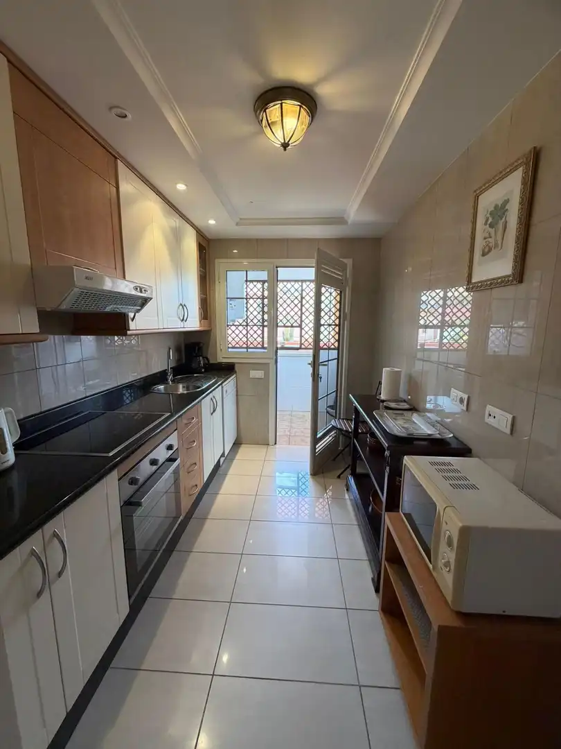 Cocina de Apartamento en venta en Adeje con Jardín privado y Piscina comunitaria
