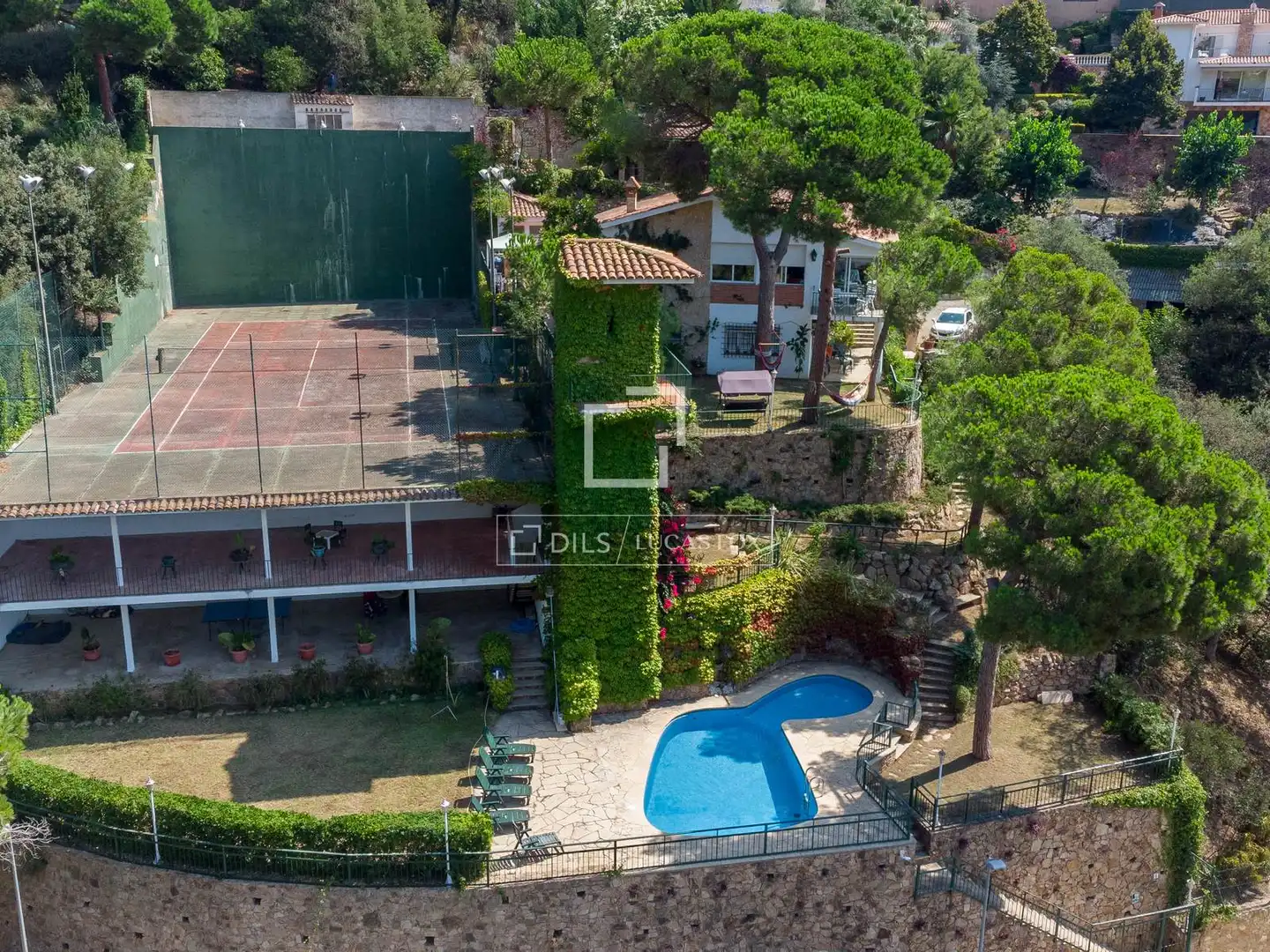 Vista exterior de Casa o chalet en venta en Lloret de Mar con Calefacción, Jardín privado y Terraza