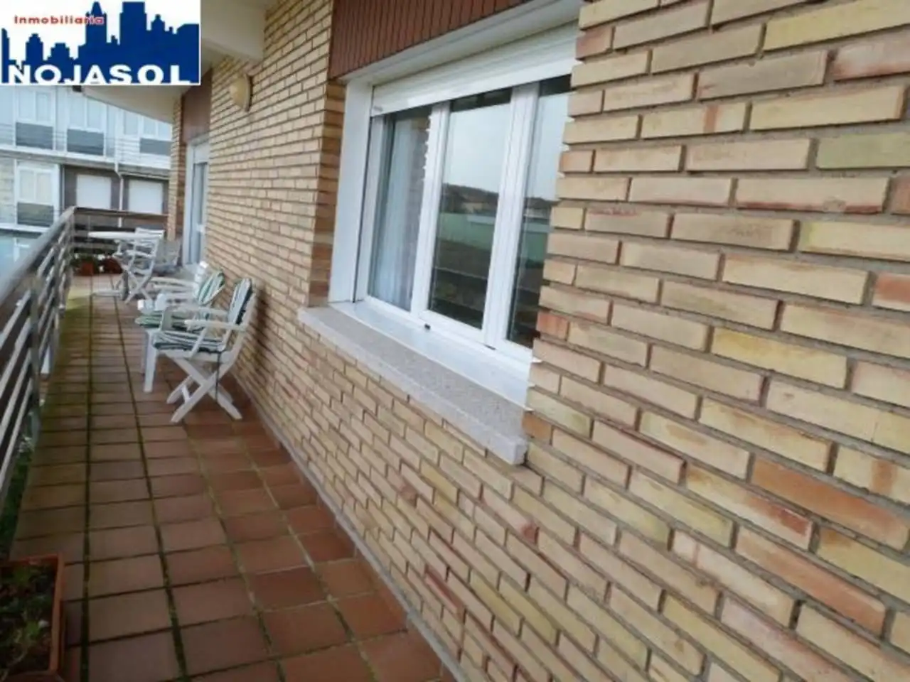 Balcony of Flat for rent in Noja  with Heating, Terrace and Furnished