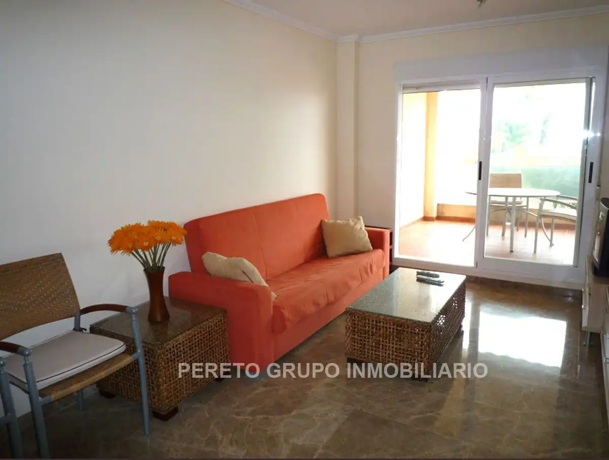Sala de estar de Apartamento en venta en Dénia con Aire acondicionado, Calefacción y Jardín privado