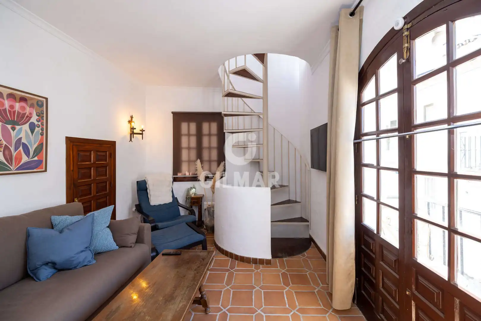 Sala de estar de Casa adosada en venta en Estepona con Calefacción