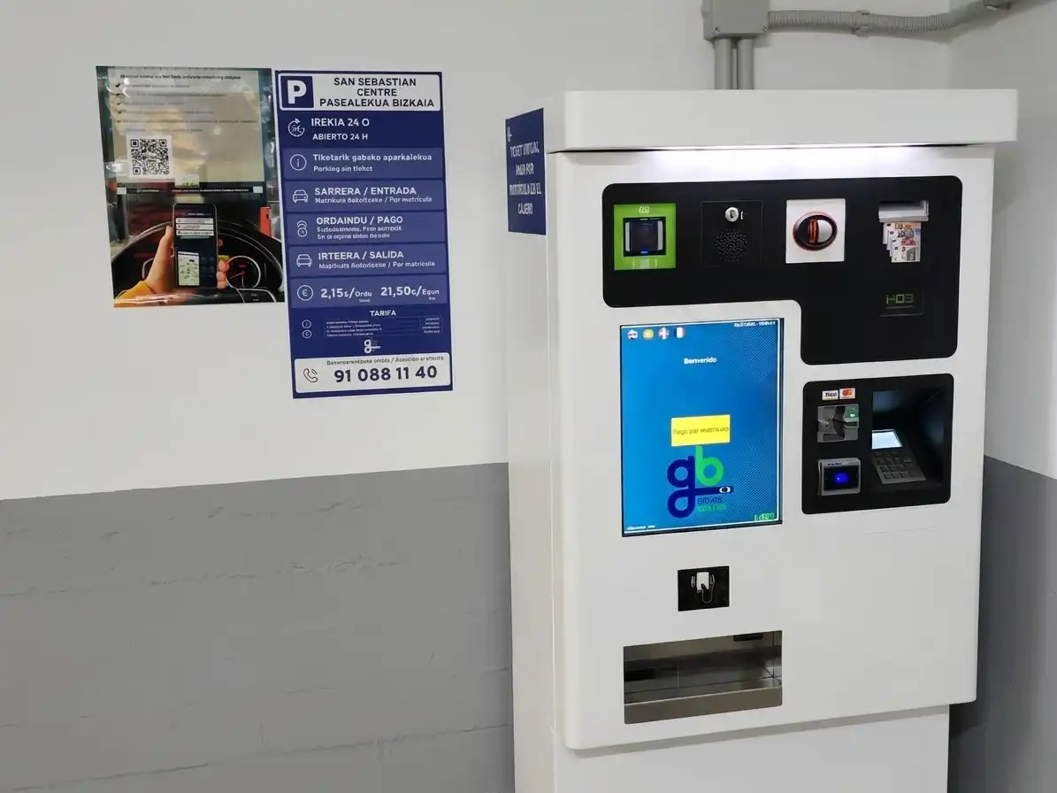 Parkplatz von Garage zur Miete in Donostia - San Sebastián  mit Alarm