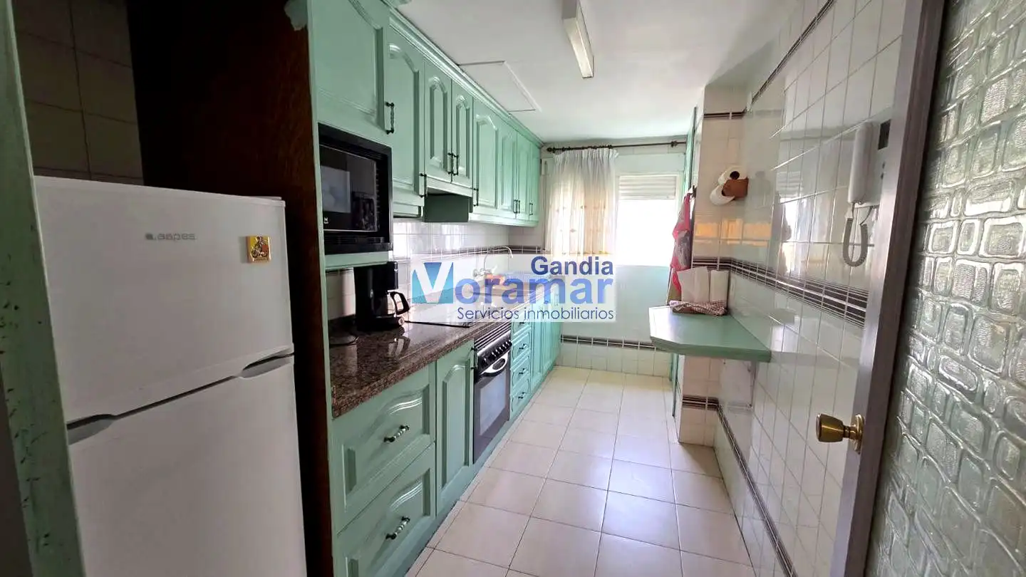 Cocina de Apartamento en venta en Gandia con Amueblado y Piscina comunitaria