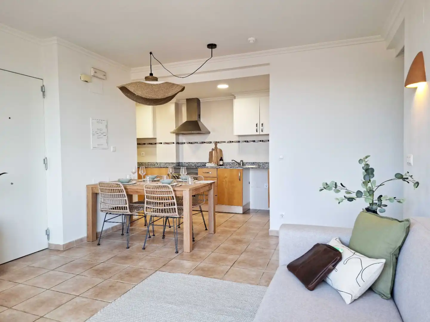 Cuina de Apartament en venda en Pedreguer amb Jardí privat, Terrassa i Internet