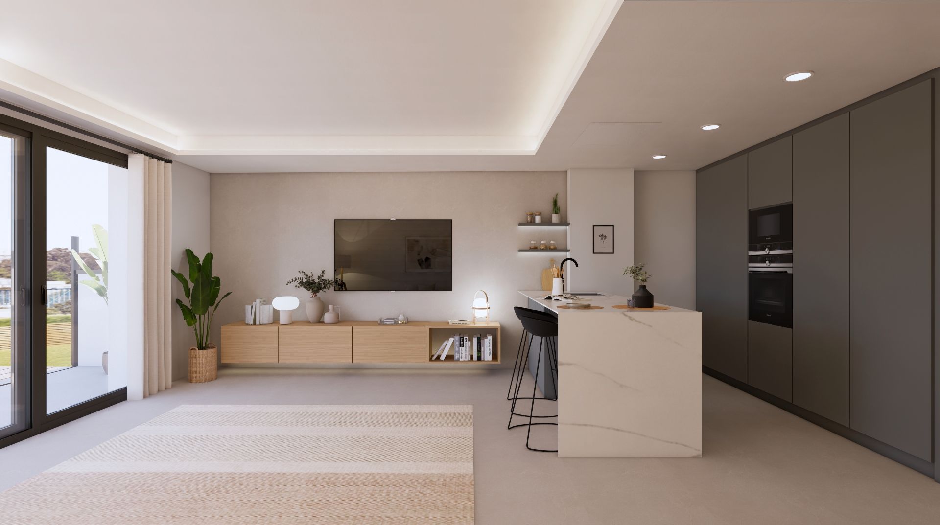 Sala de estar de Dúplex en venta en Viladecavalls con Aire acondicionado, Calefacción y Terraza