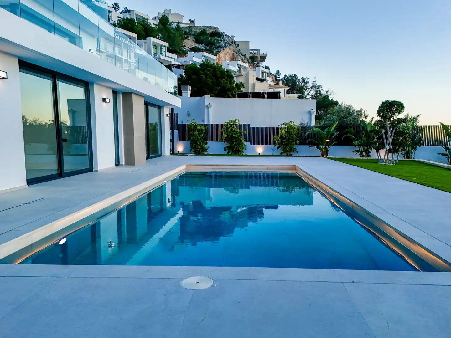 Piscina de Casa o chalet en venta en Altea con Aire acondicionado, Calefacción y Jardín privado