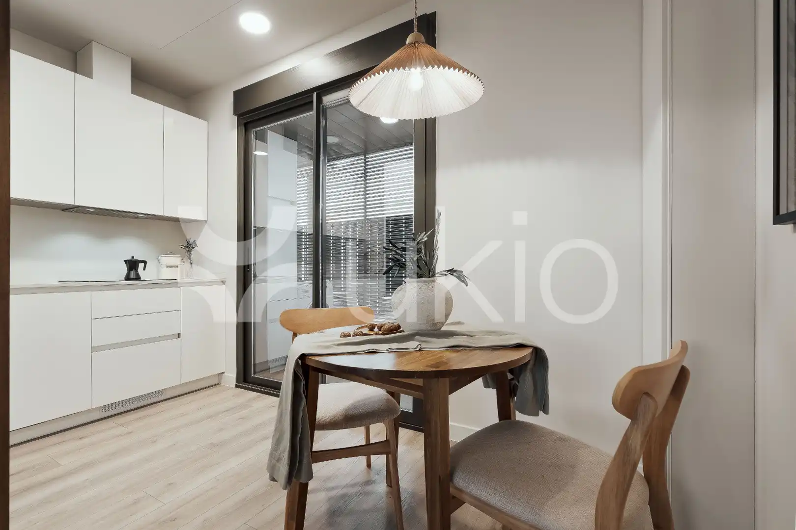 Küche von Wohnungen zur Miete in Madrid mit Heizung, Terrasse und Möbliert