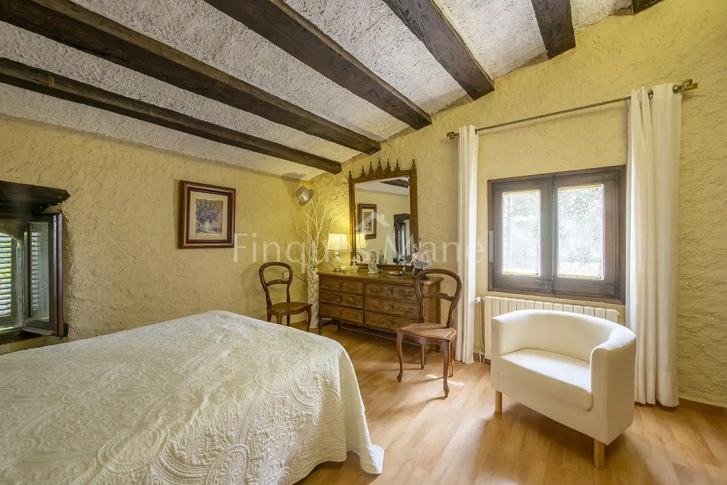 Dormitori de Finca rústica en venda en La Cellera de Ter amb Calefacció, Jardí privat i Terrassa