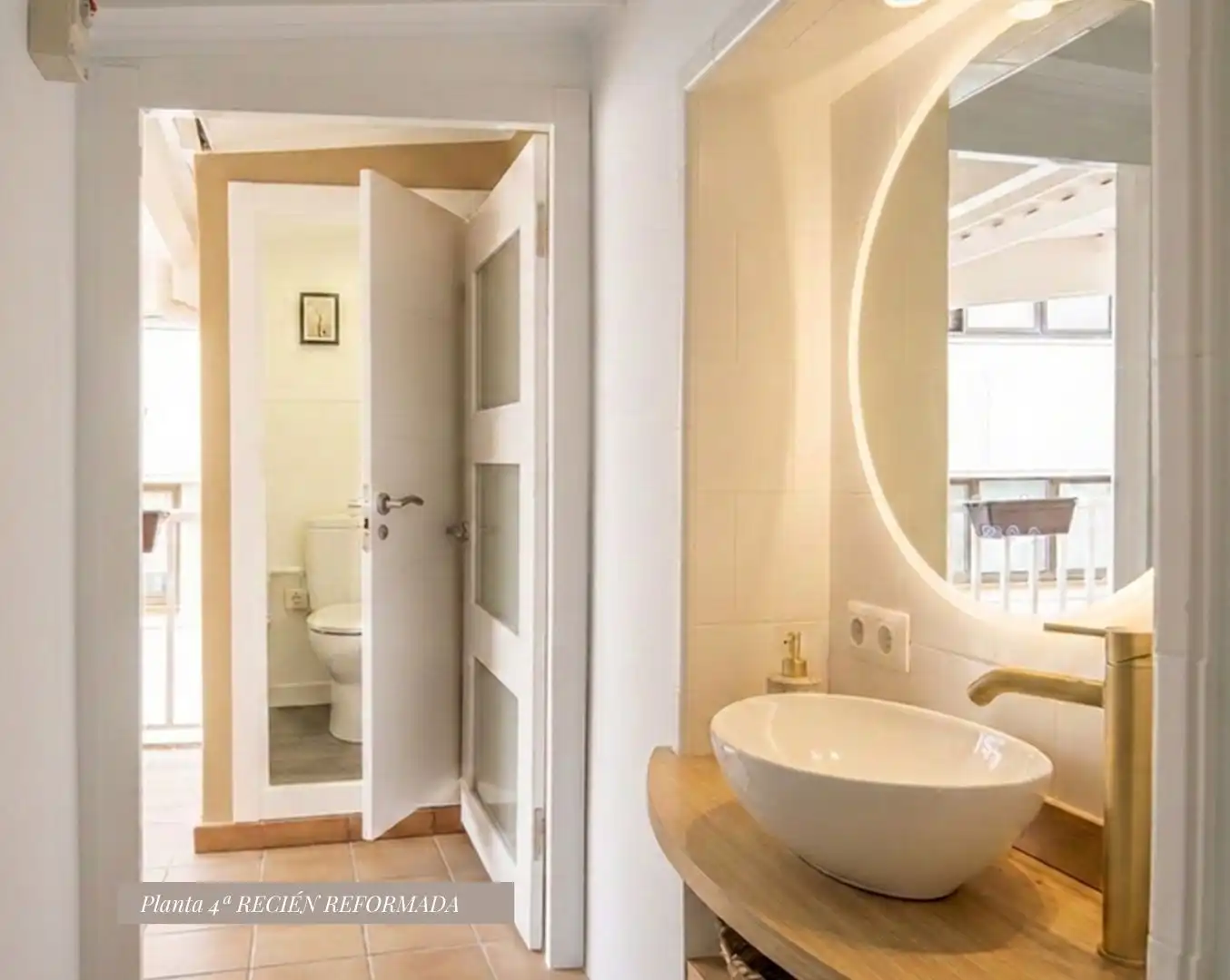 Baño de Piso en venta en A Coruña Capital  con Terraza