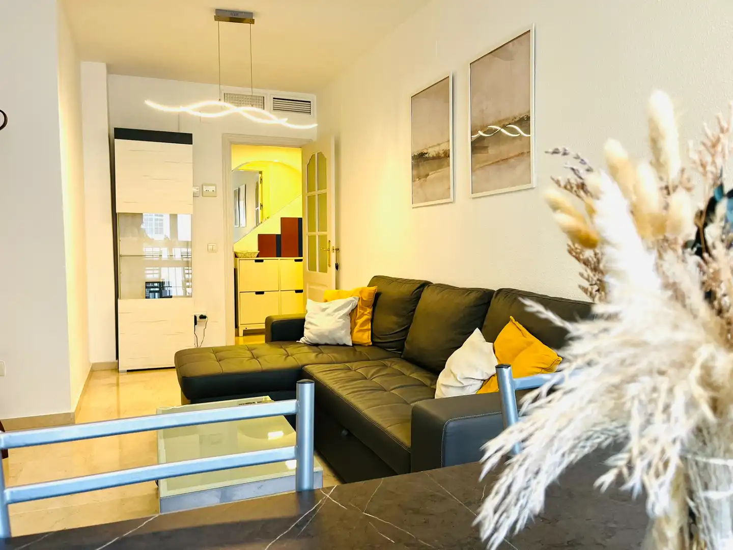Sala de estar de Piso en venta en Málaga con Aire acondicionado, Calefacción y Amueblado