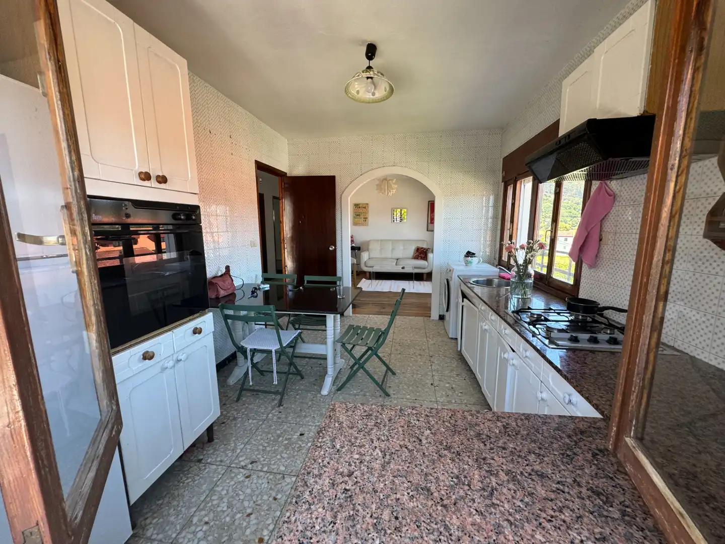 Cuina de Casa o xalet en venda en Muros amb Moblat