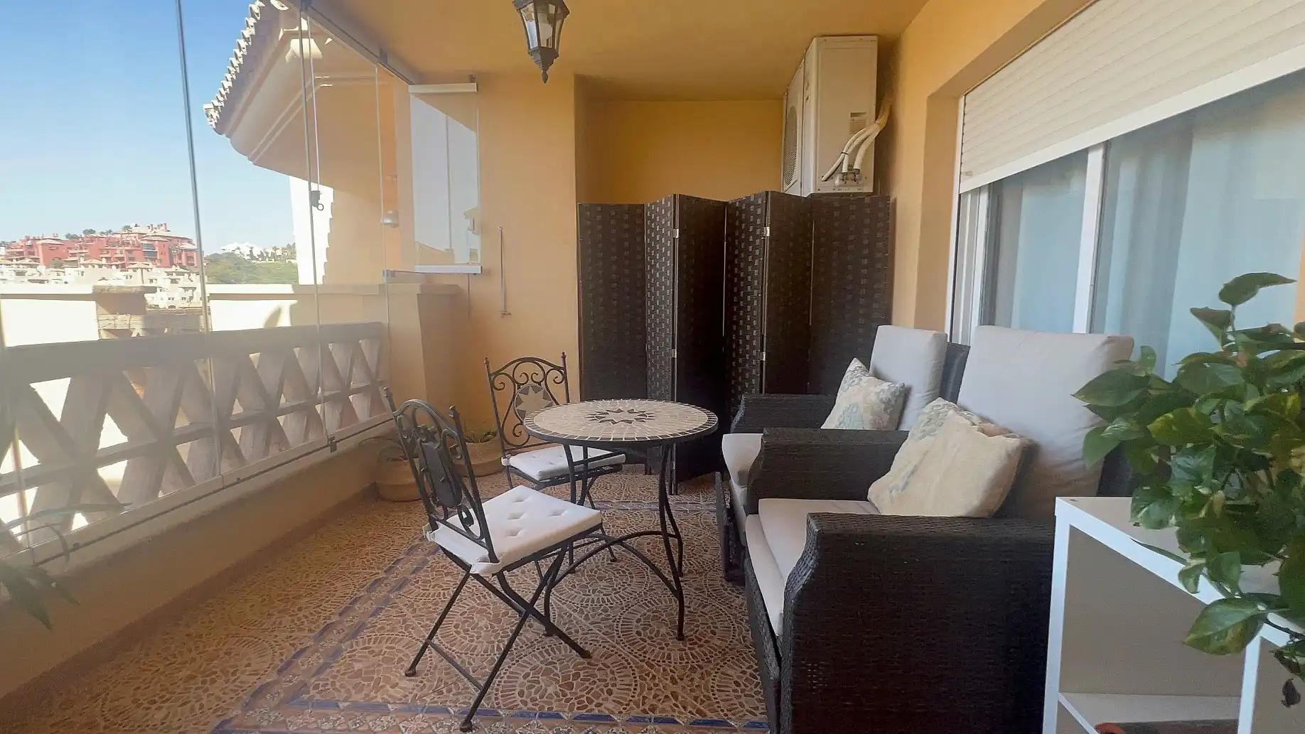 Terrassa de Apartament en venda en Mijas amb Aire condicionat, Terrassa i Traster