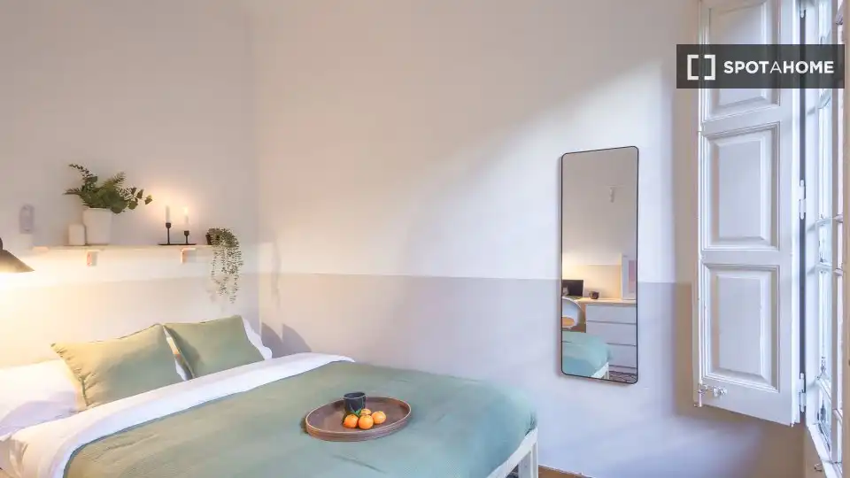 Habitación de Piso de alquiler en Barcelona con Aire acondicionado, Calefacción y Amueblado
