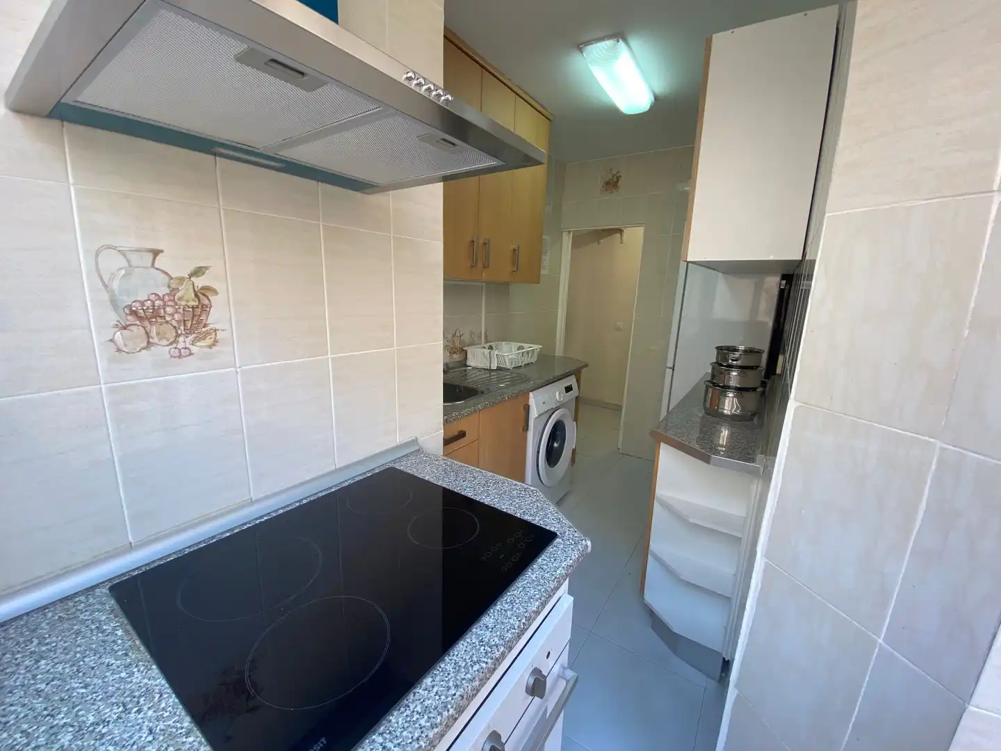 Küche von Wohnung zur untervermieten in Madrid mit Heizung, Möbliert und Ofen