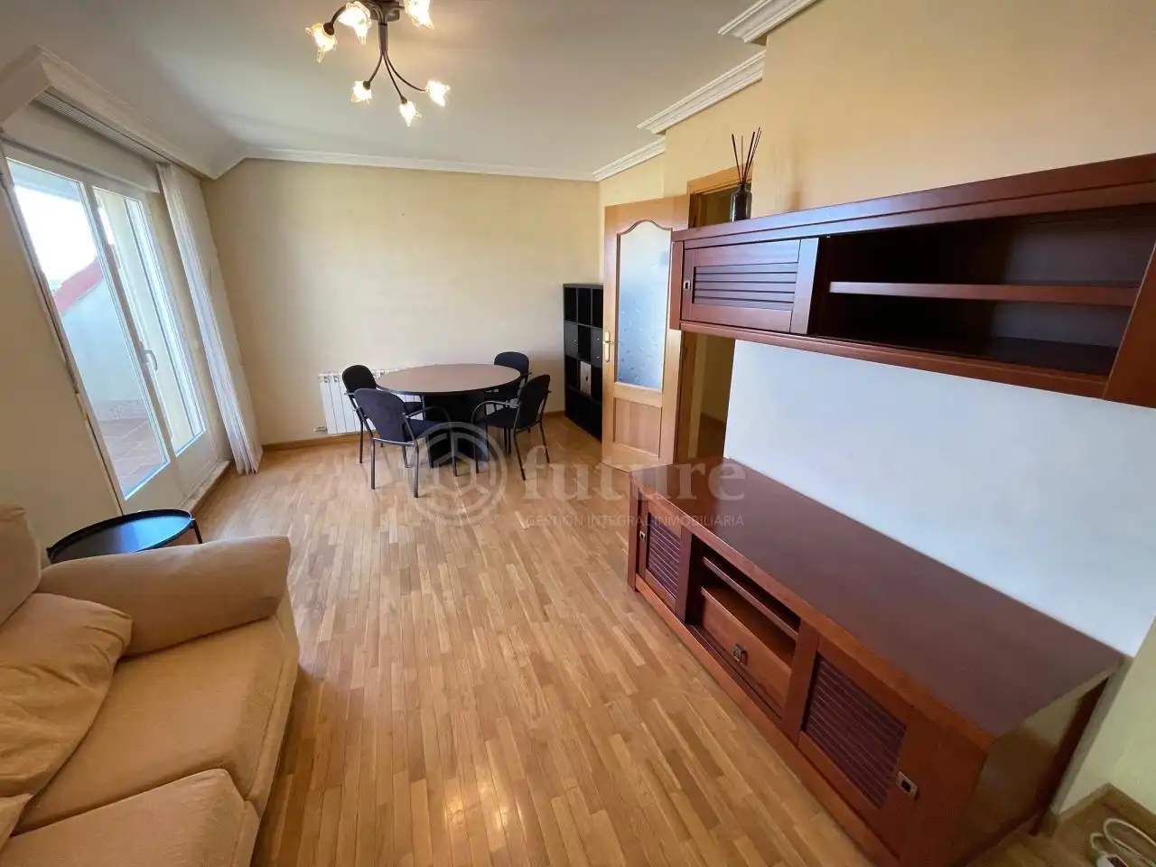 Living room of Attic for rent in Salamanca  with Heating, Parquet flooring and Terrace