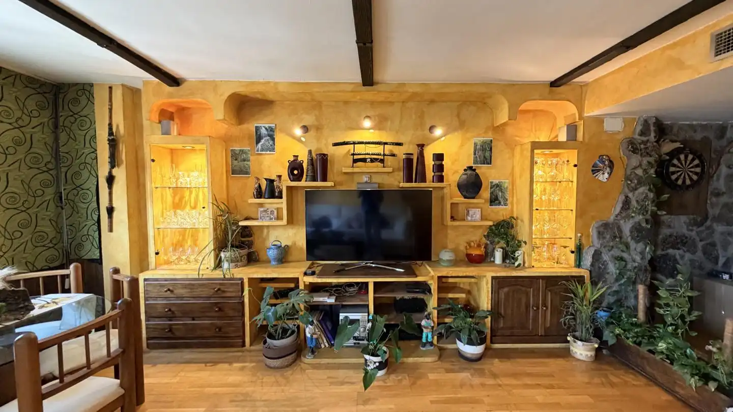 Sala de estar de Dúplex en venta en Madrid con Aire acondicionado, Calefacción y Parquet
