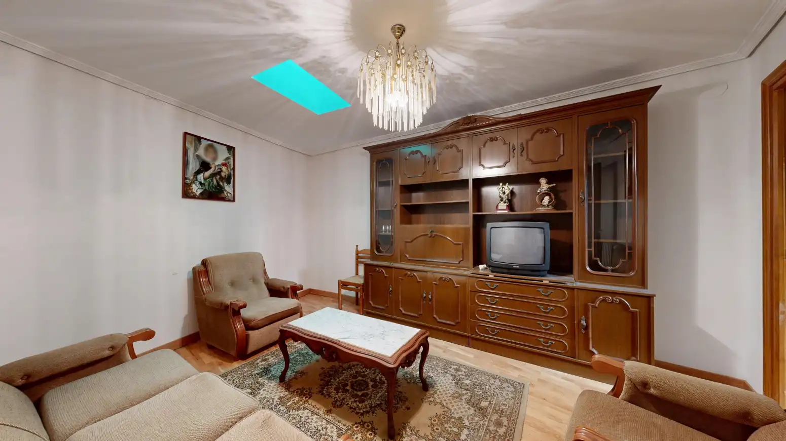 Sala de estar de Casa o chalet en venta en Ujué / Uxue con Calefacción, Parquet y Terraza